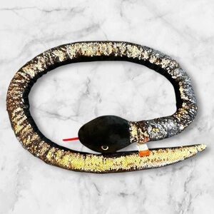Adventure Planet 66” Sequin Plush Snake